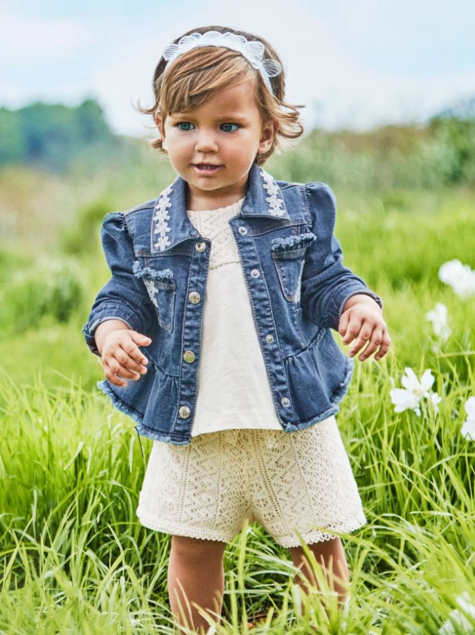 Mayoral kız bebek  bluz şort 2 li set 1235