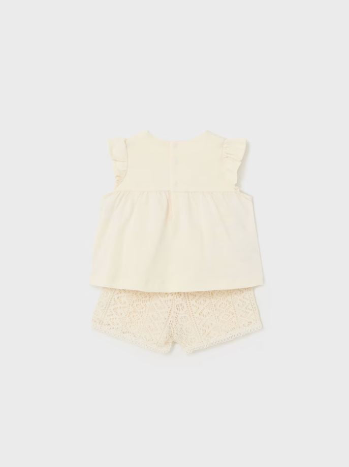 Mayoral kız bebek  bluz şort 2 li set 1235