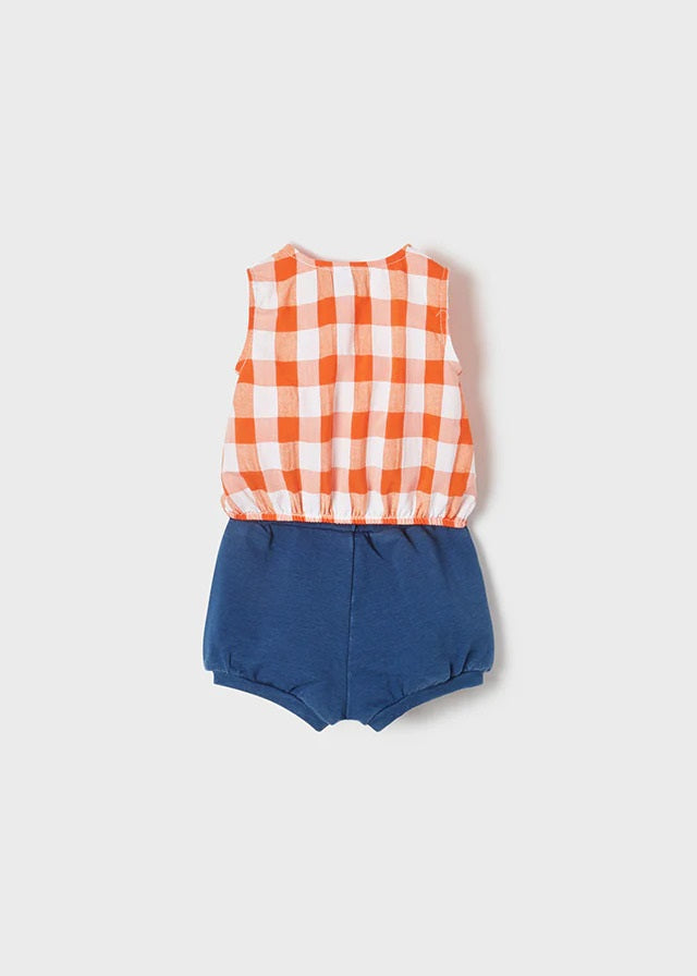 Mayoral kız bebek bluz şort 2 li set 1240
