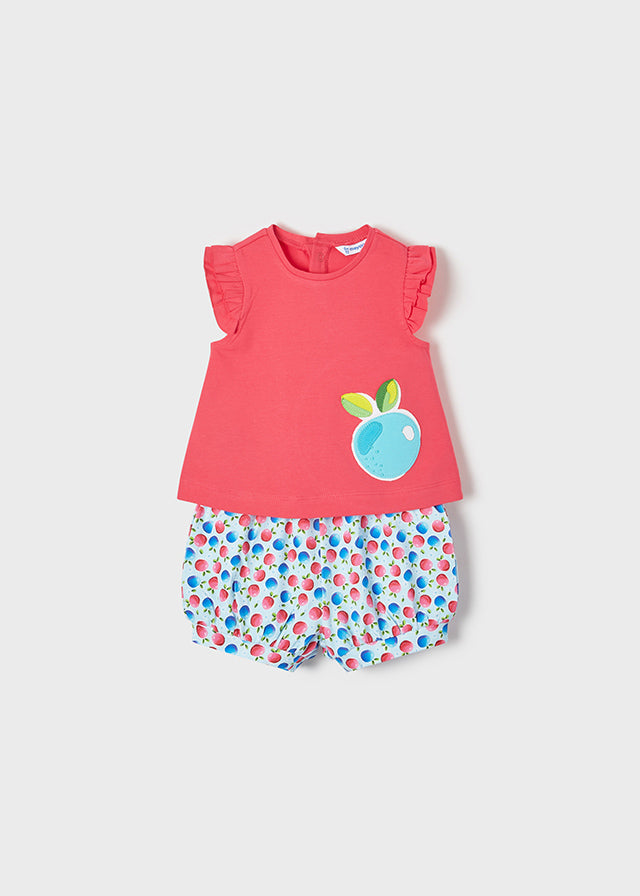 Mayoral kız bebek yazlık 2 li takım 1244