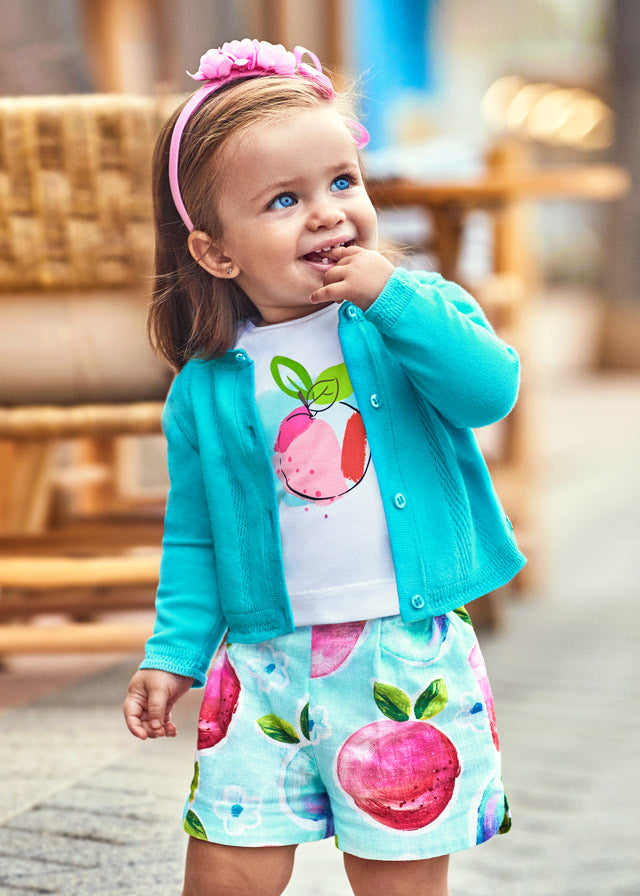 Mayoral kız bebek yazlık 2 li takım 1245