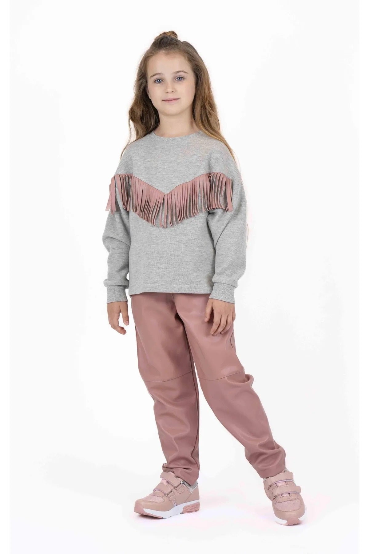 best kids Kız Çocuk  derii Pantolon 14012