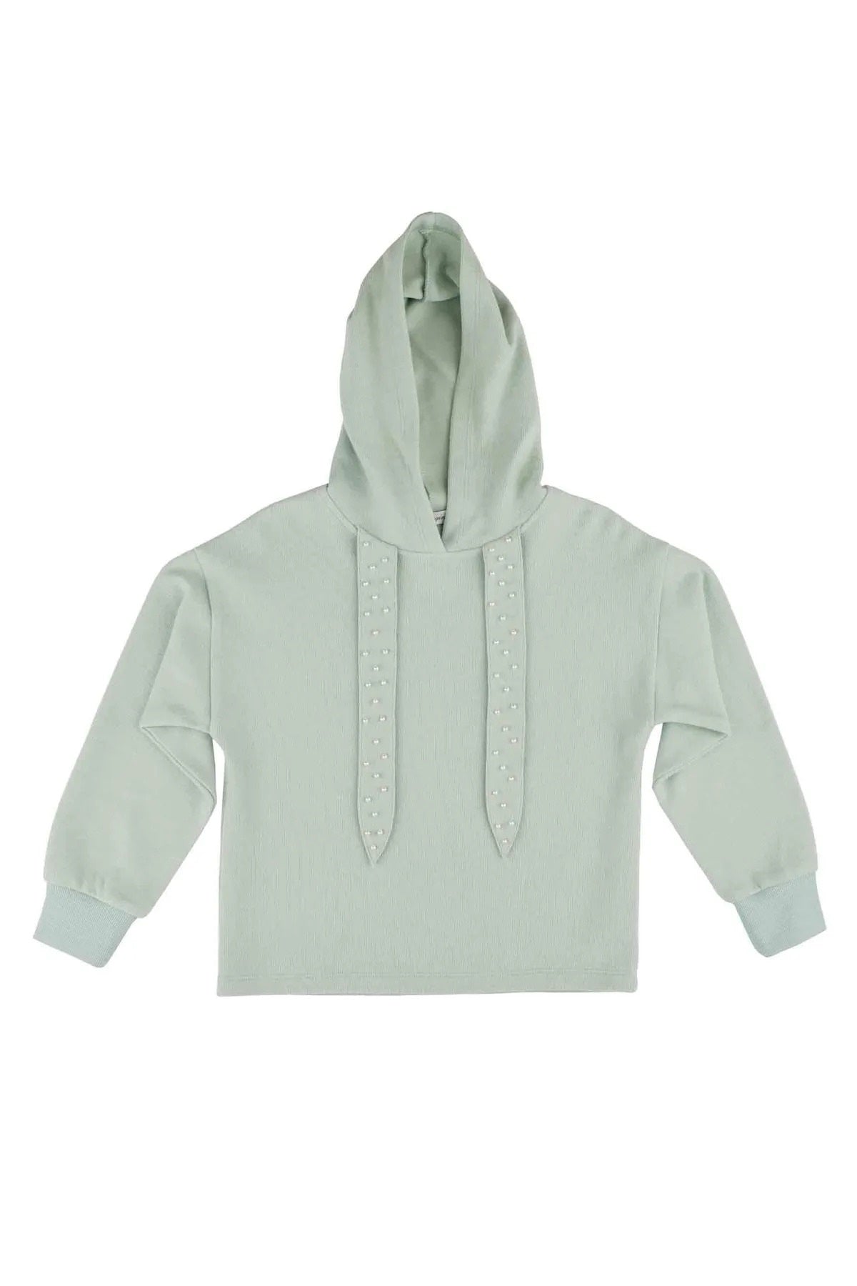 best kids Kız Çocuk  Süs Ipli Kapüşonlu Sweatshirt 14070