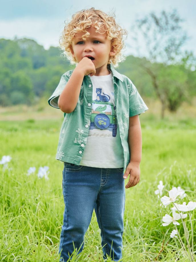 Mayoral erkek bebek denim pantolon 1548