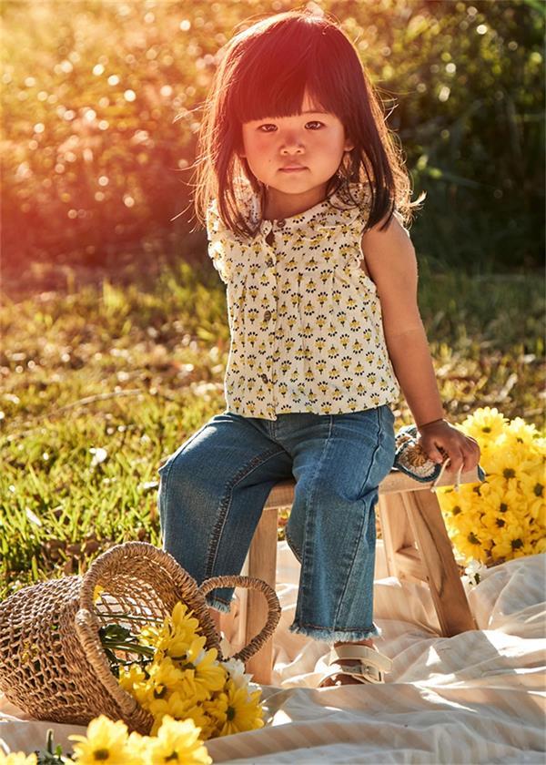 Mayoral kız bebek denim pantolon 1572