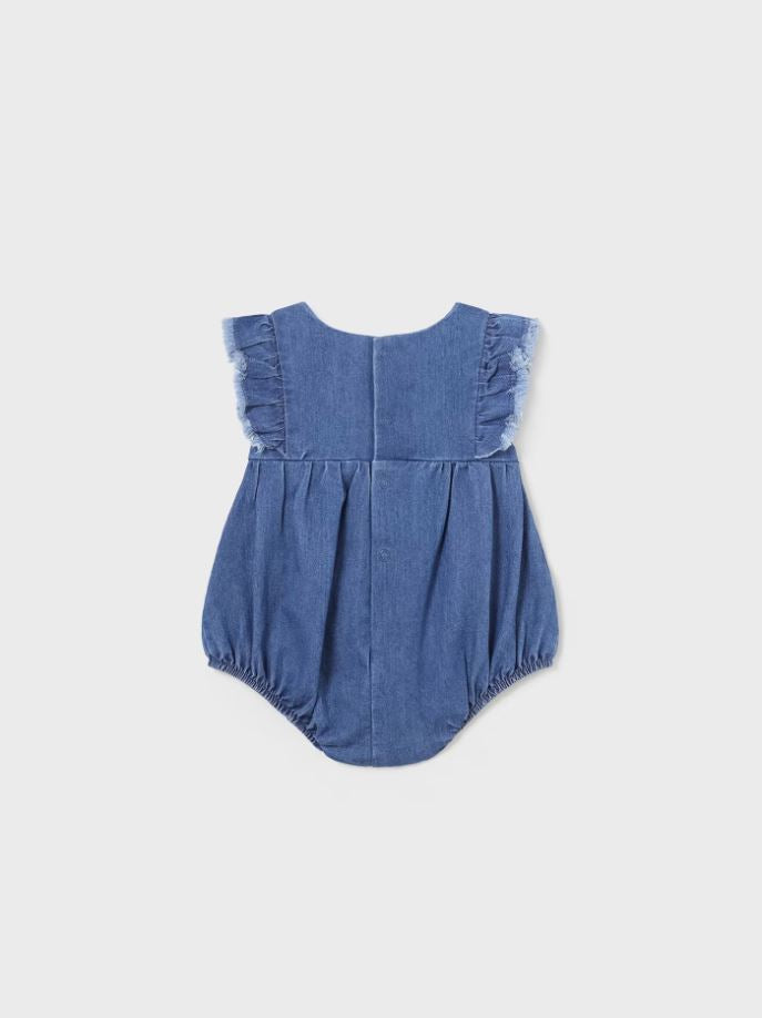 Mayoral Bebek Kısa Kol denim yumuşakTulum  1604