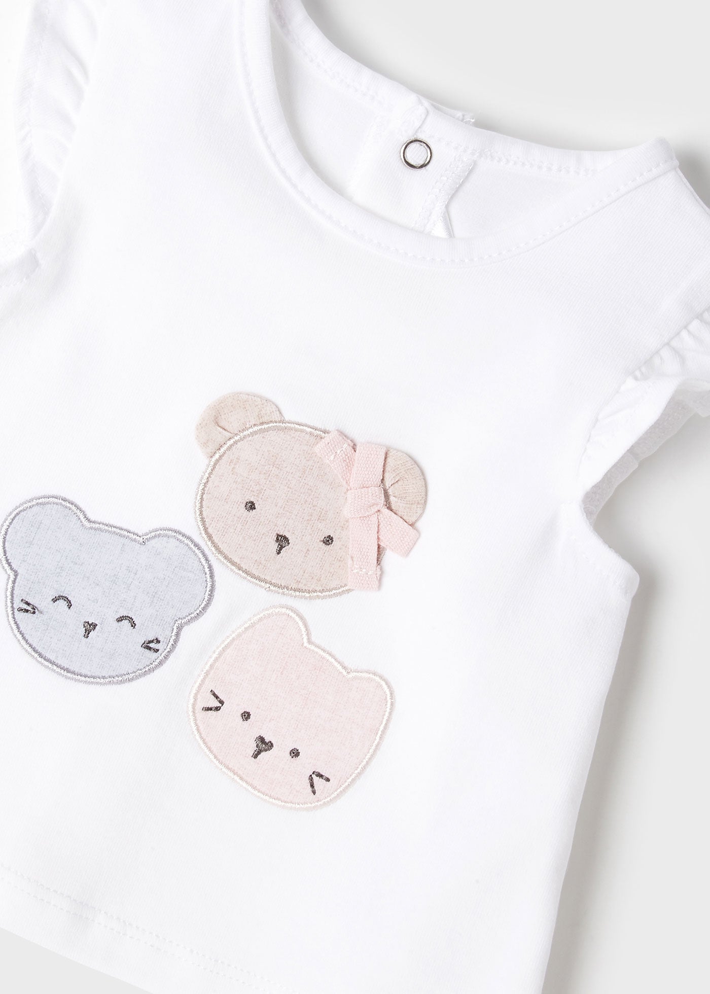 Mayoral kız bebek yazlık tişört şort 4 lü set 1622