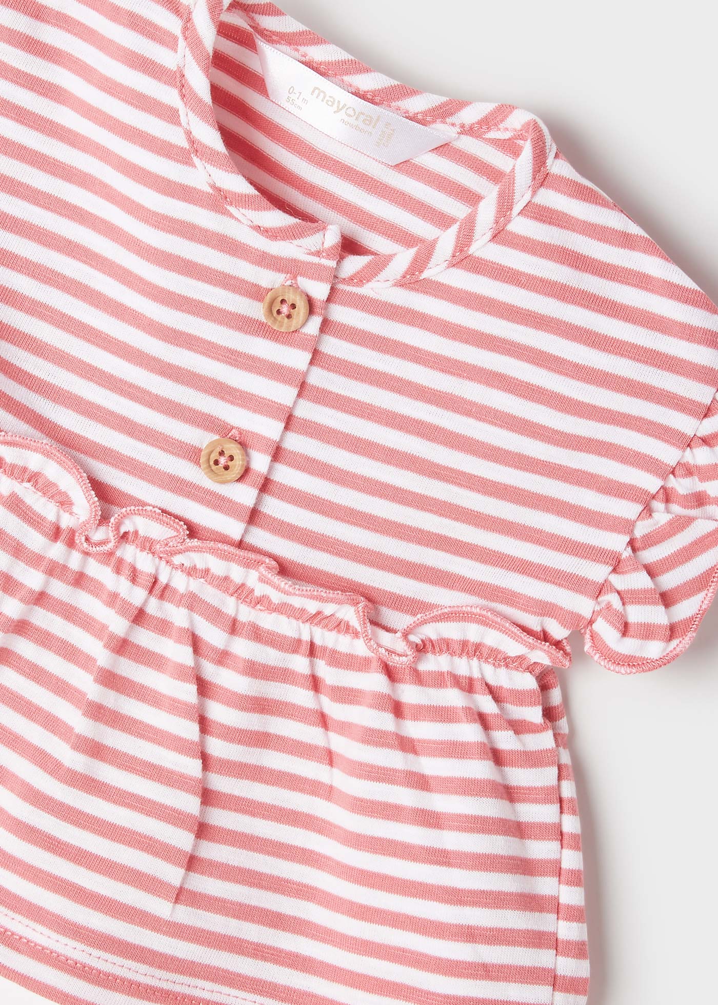 Mayoral kız bebek yazlık tişört şort 4 lü set 1623