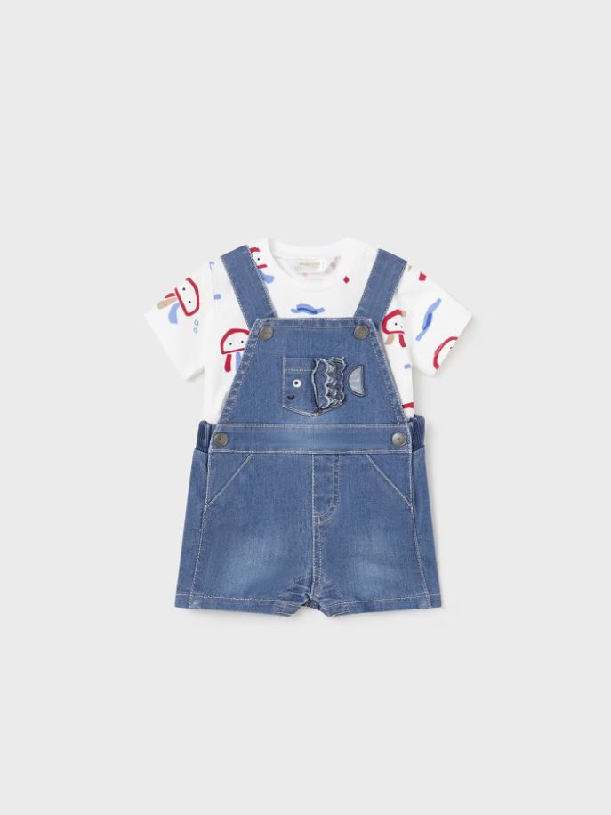 Mayoral erkek bebek  denim 2 li set  1624