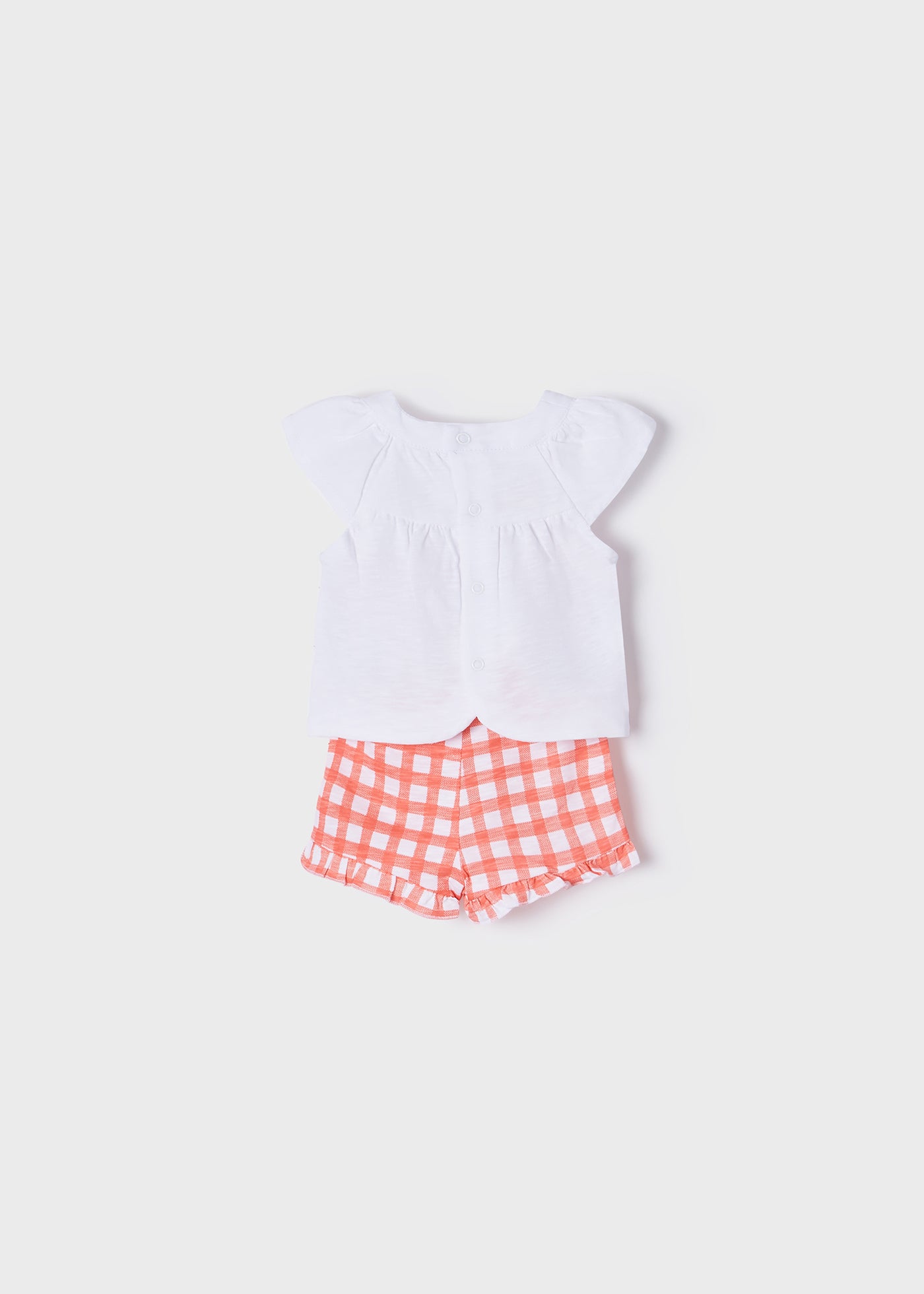 Mayoral kız bebek yazlık tişört şort 4 lü set 1626
