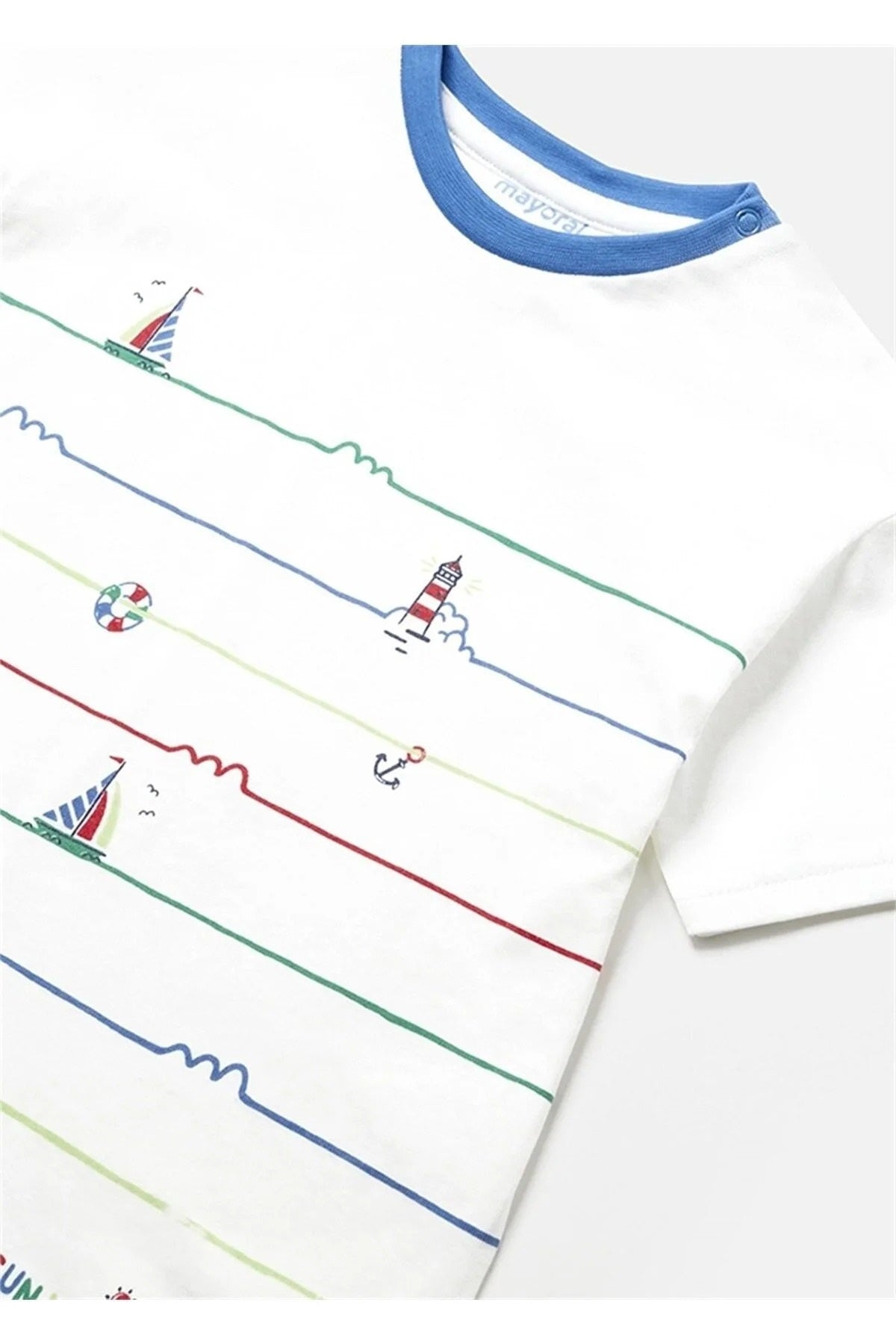 Mayoral erkek bebek tişört şort   3 lü set 1648