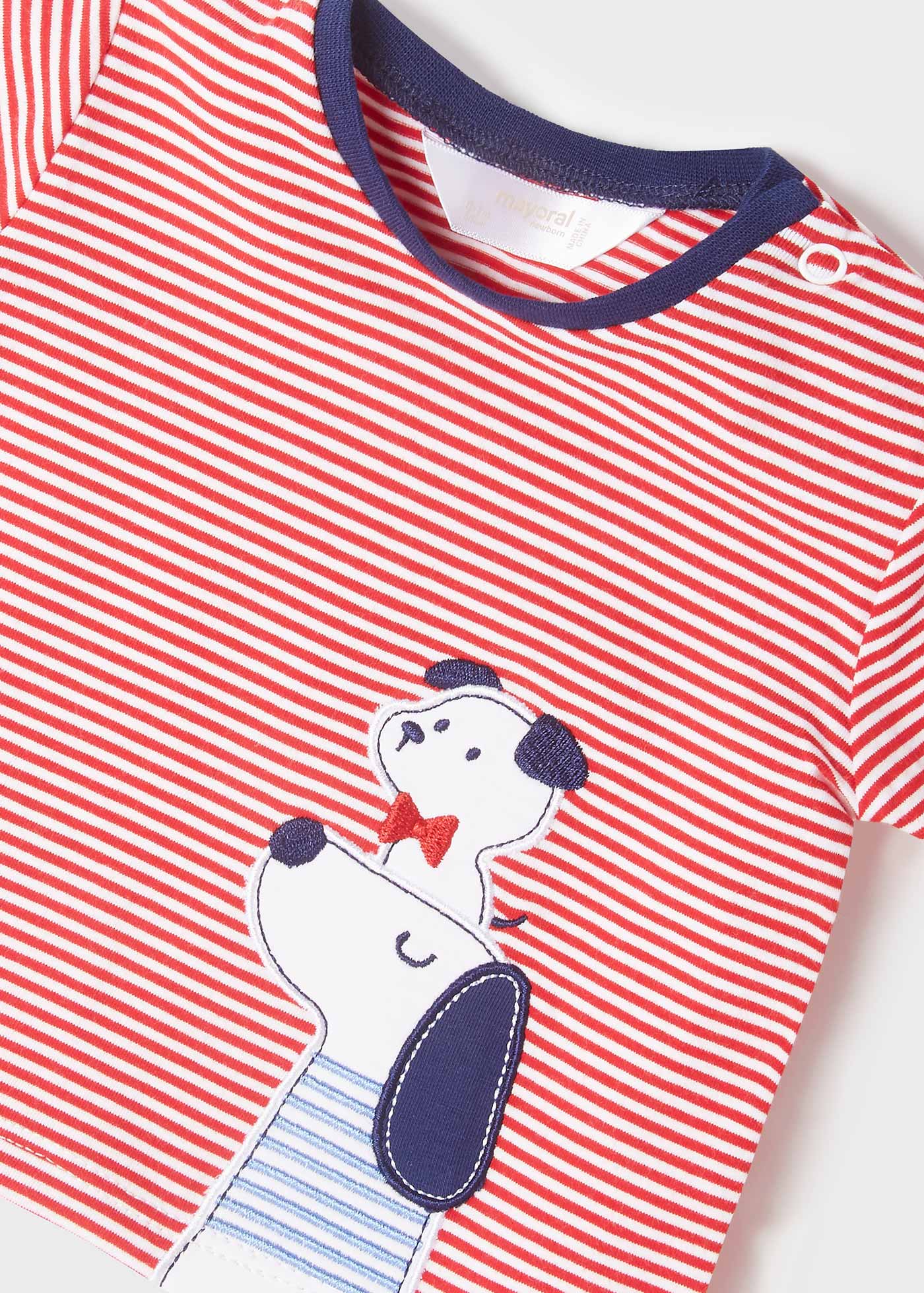 Mayoral erkek bebek yazlık tişört şort 4 lü set 1651