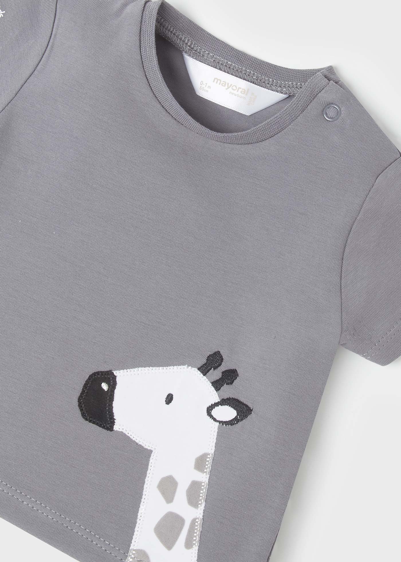 Mayoral erkek bebek yazlık tişört şort 4 lü set 1651