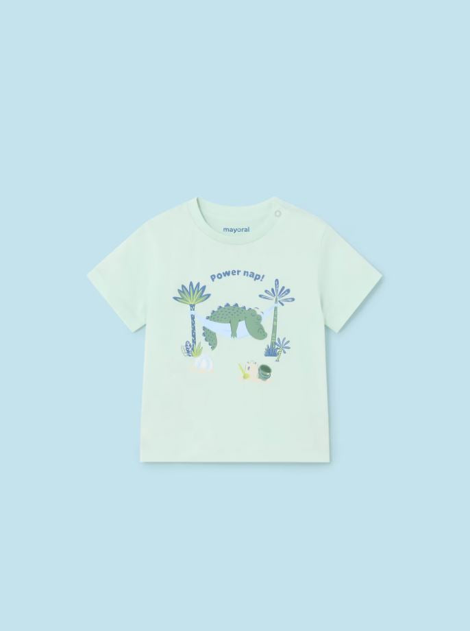 Mayoral erkek bebek tişört şort 2 li set 1655