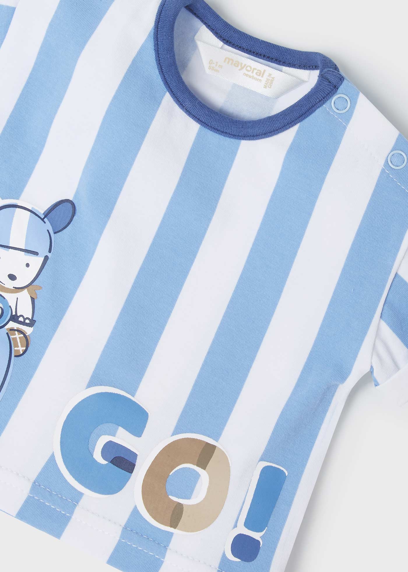 Mayoral erkek bebek yazlık tişört şort 4 lü set 1682