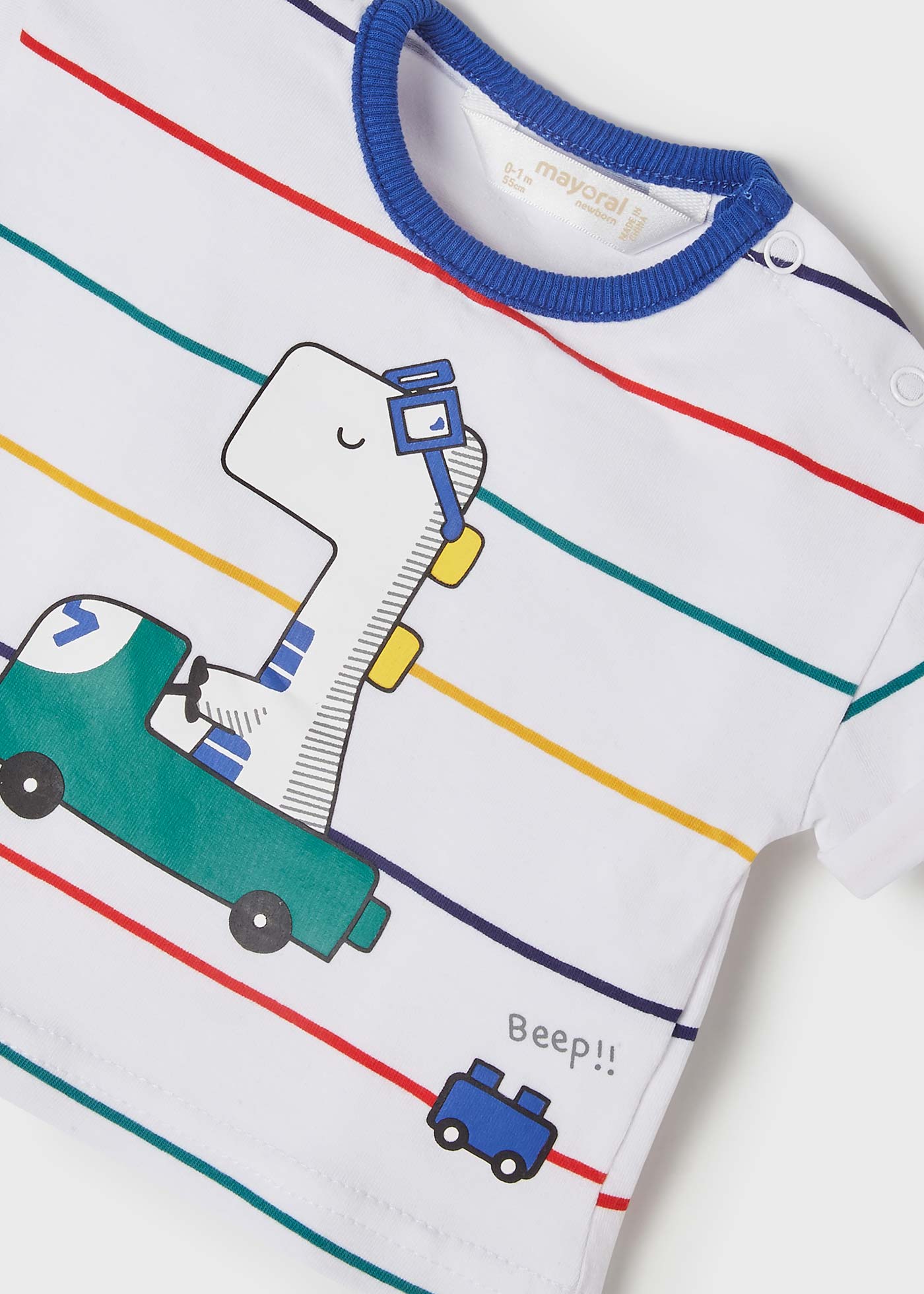 Mayoral erkek bebek yazlık tişört şort 4 lü set 1682