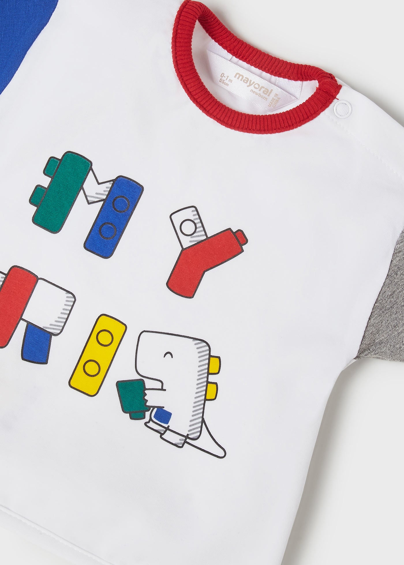 Mayoral erkek bebek yazlık tişört şort 4 lü set 1682