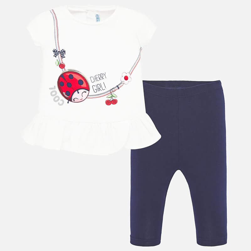 Mayoral kız bebek yazlık  tişört tayt 2 li set 1715