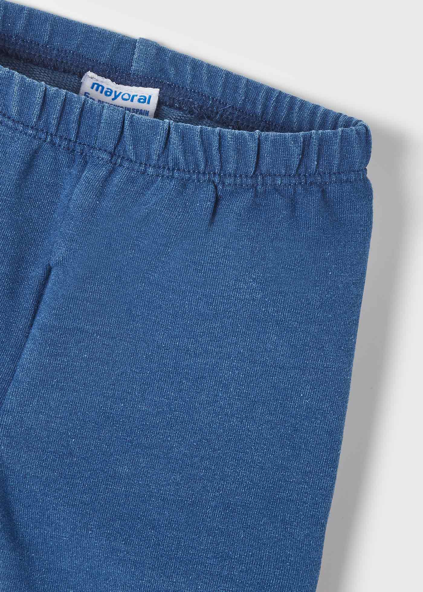 Mayoral kız bebek yazlık  denim tayt  tişört takım 1723