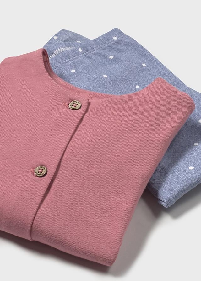 Mayoral kız bebek  hırka tişört tayt  3 lü set 1737