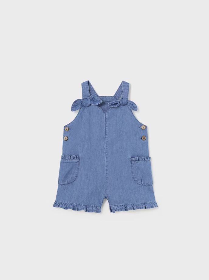 Mayoral kız bebek denim  tulum  1840