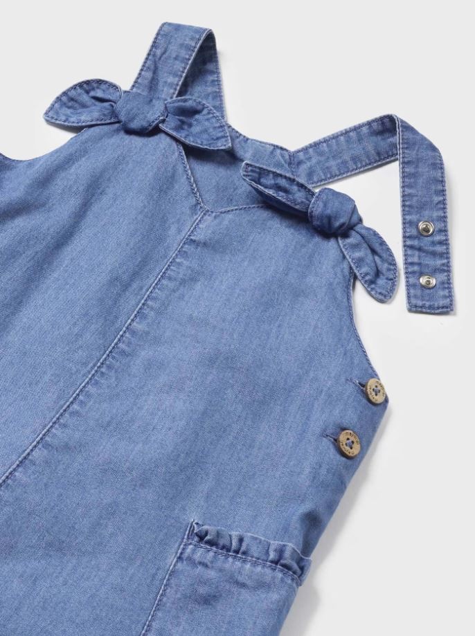 Mayoral kız bebek denim  tulum  1840