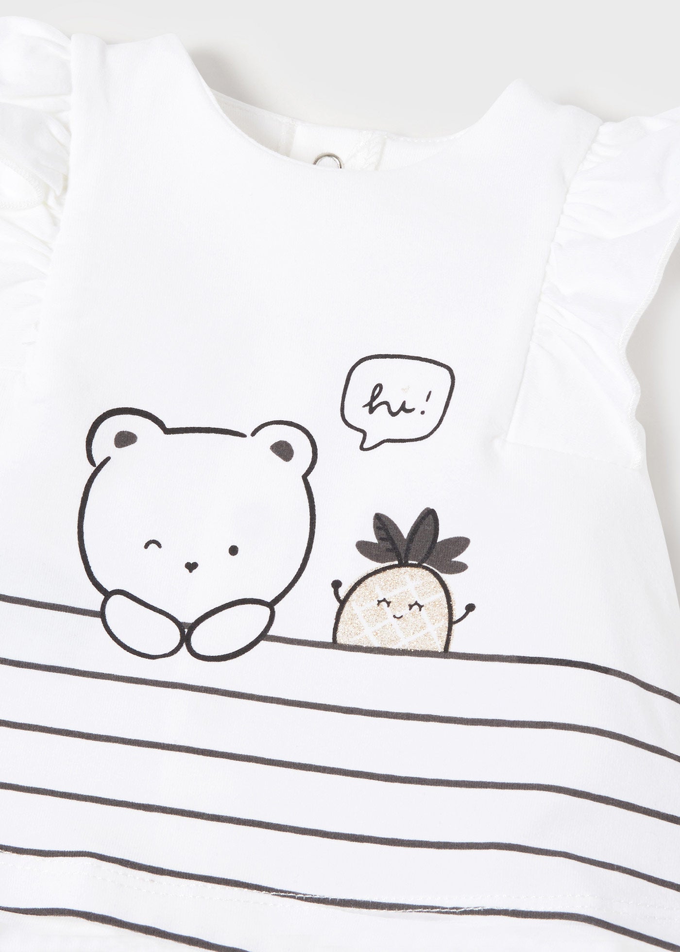 Mayoral kız bebek yazlık tişört denim etek şort 2 li takım 1859