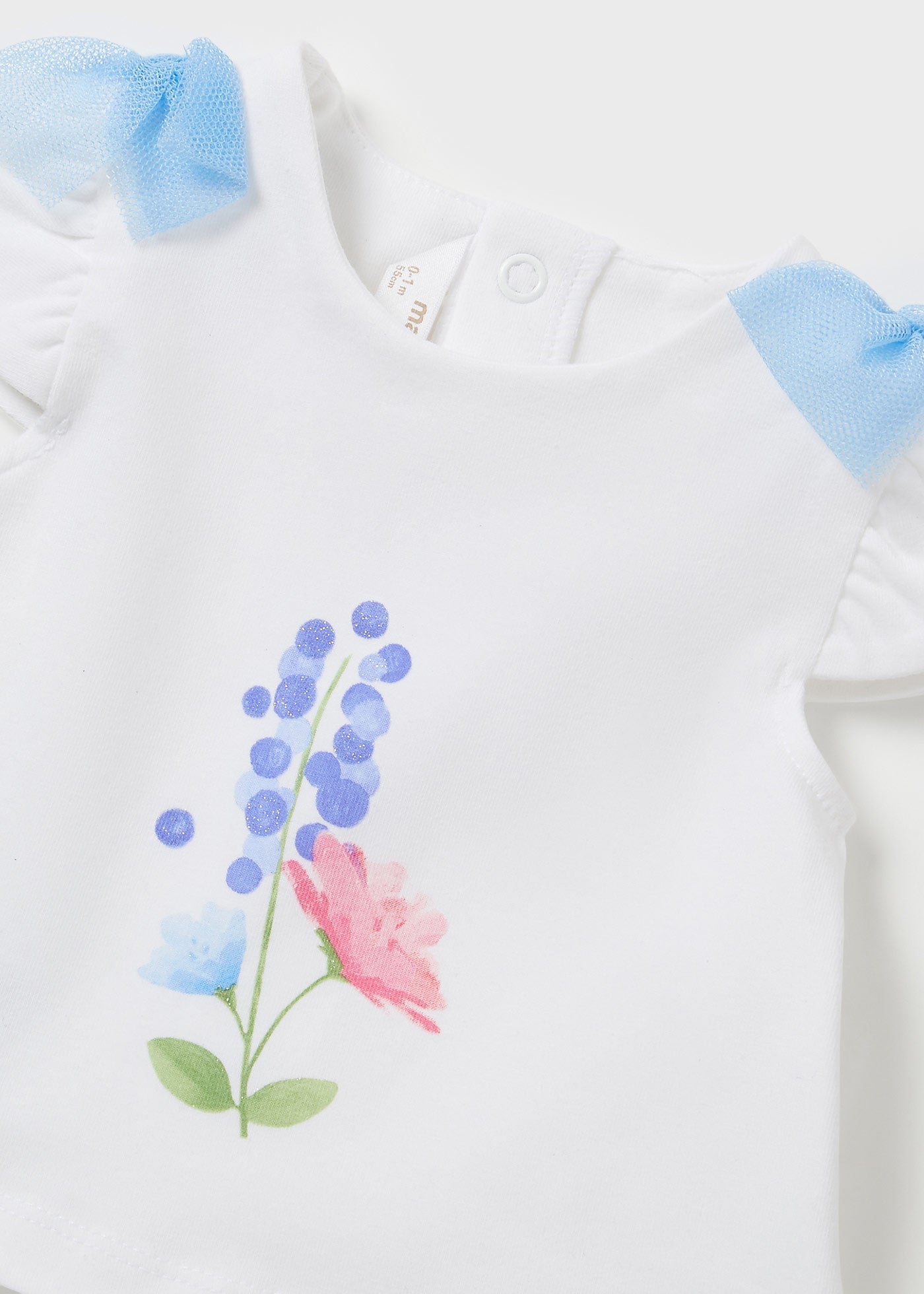 Mayoral kız bebek yazlık tişört etek 2 li set 1879