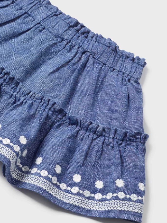 mayoral kız bebek denim etek 2 li set 1736