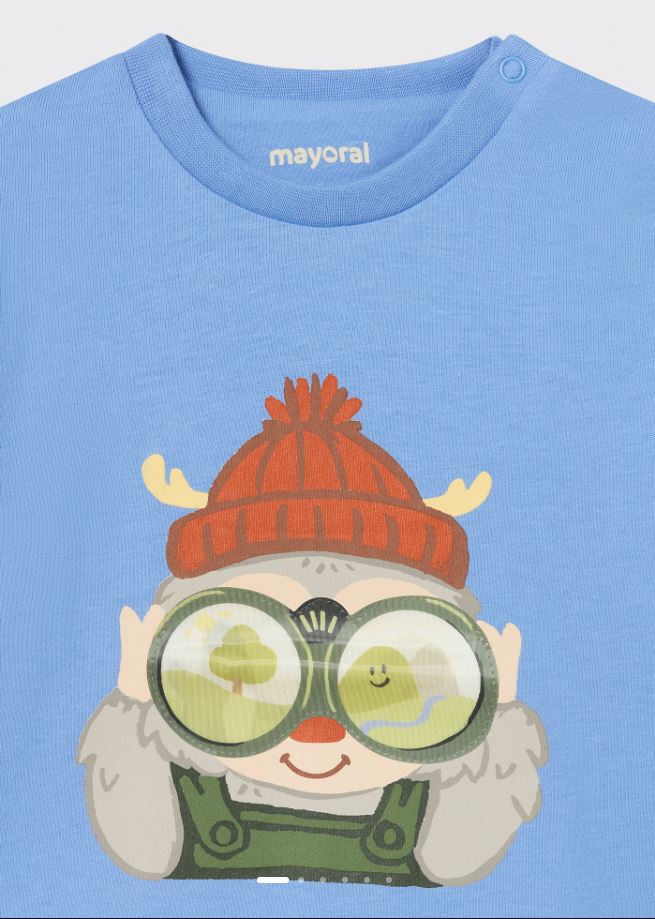 Mayoral erkek bebek uzun kol tişört 2036