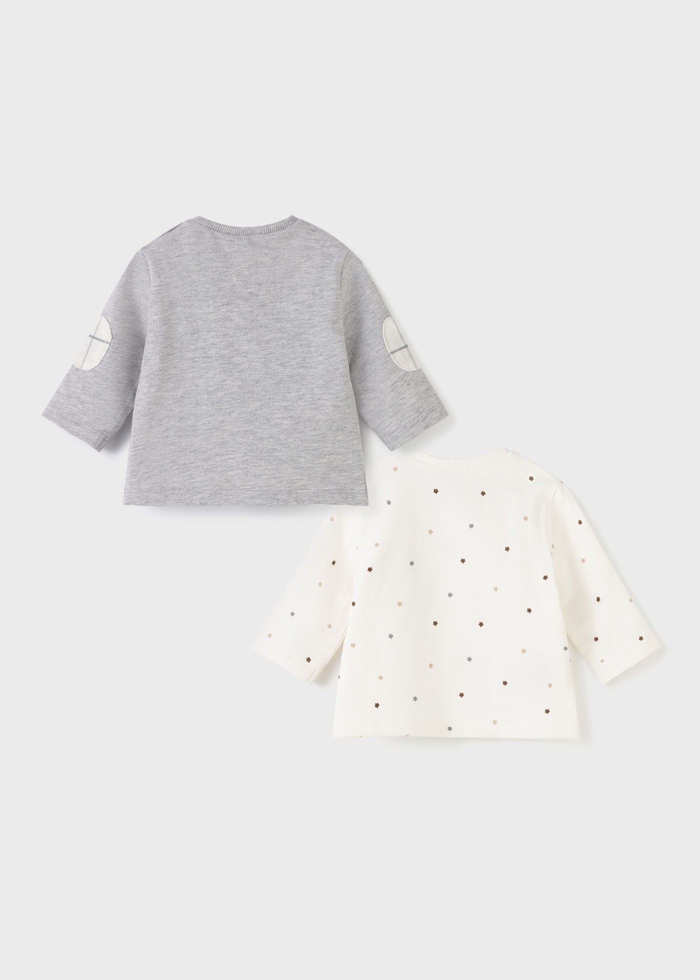 Mayoral erkek bebek uzun kol 2 li tişört set 2061