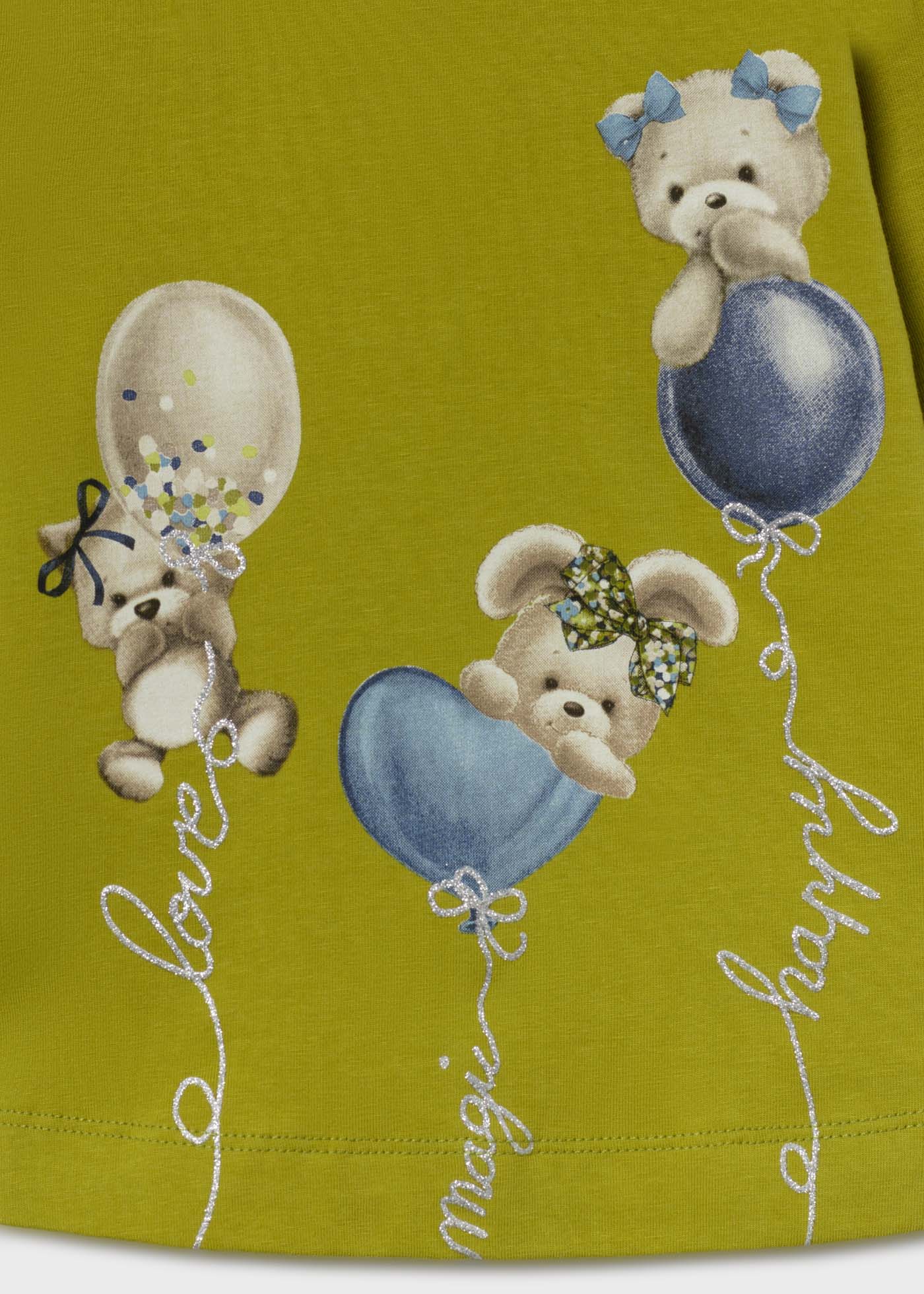 Mayoral  kız bebek  uzun kollu tasarım tişört 2085