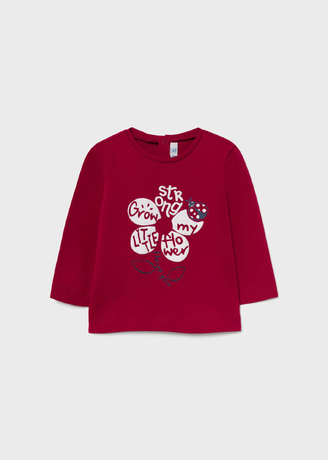 Mayoral  kız bebek  uzun kollu tasarım tişört 2085
