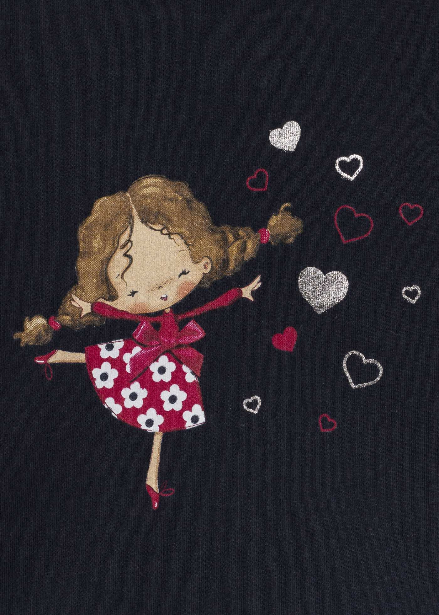 Mayoral  kız bebek  uzun kollu tasarım tişört 2085