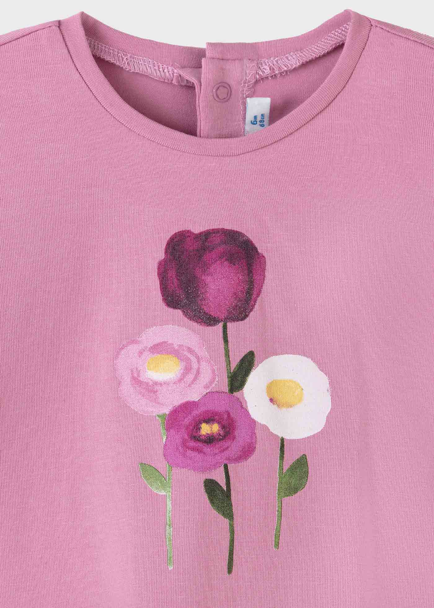 Mayoral  kız bebek  uzun kollu tasarım tişört 2085