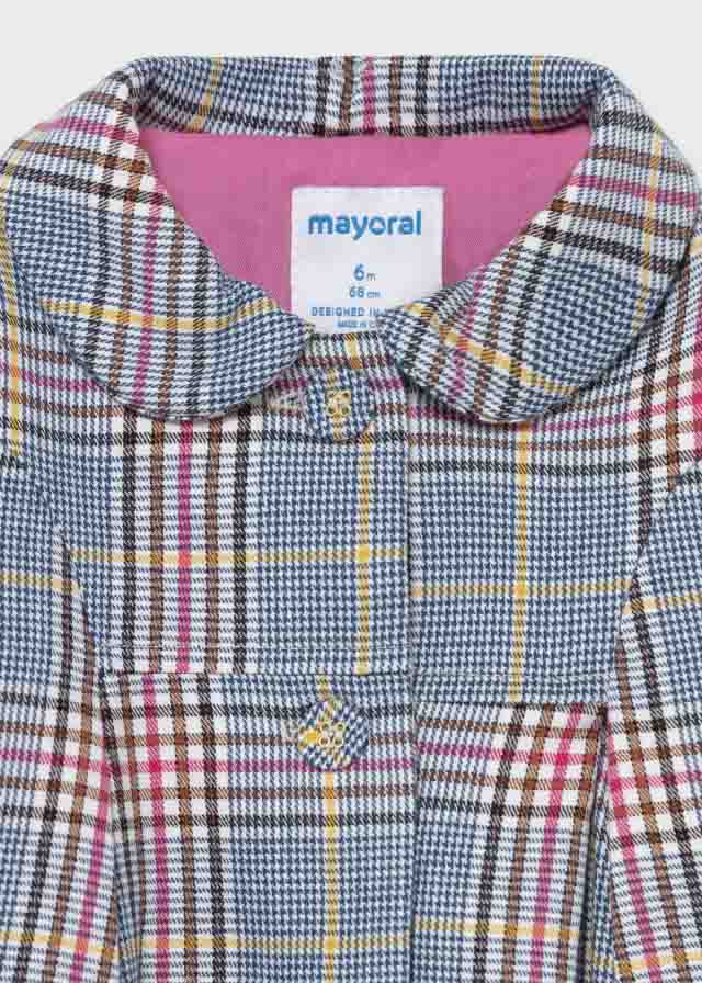 Mayoral kız bebek ekose çeket 2430