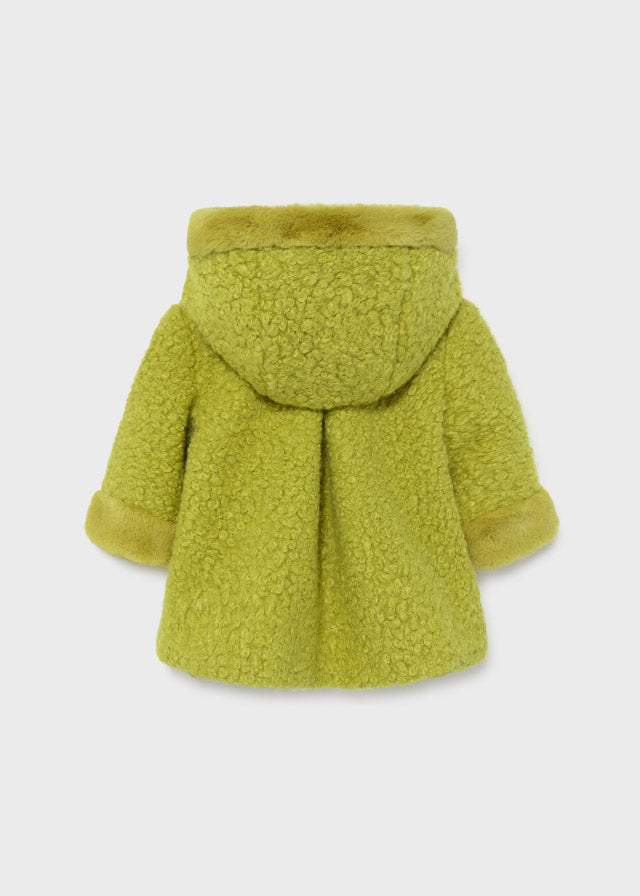 Mayoral kız bebek buklet yün kaban 2435