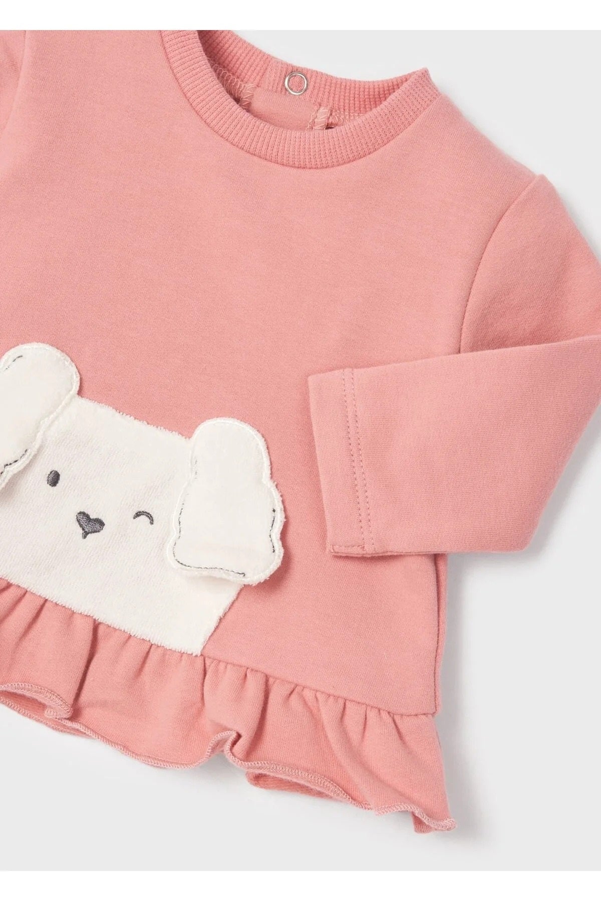 Yendogan Kız Bebek Pullover Dolgulu Pantolon 2 Li Set 2506