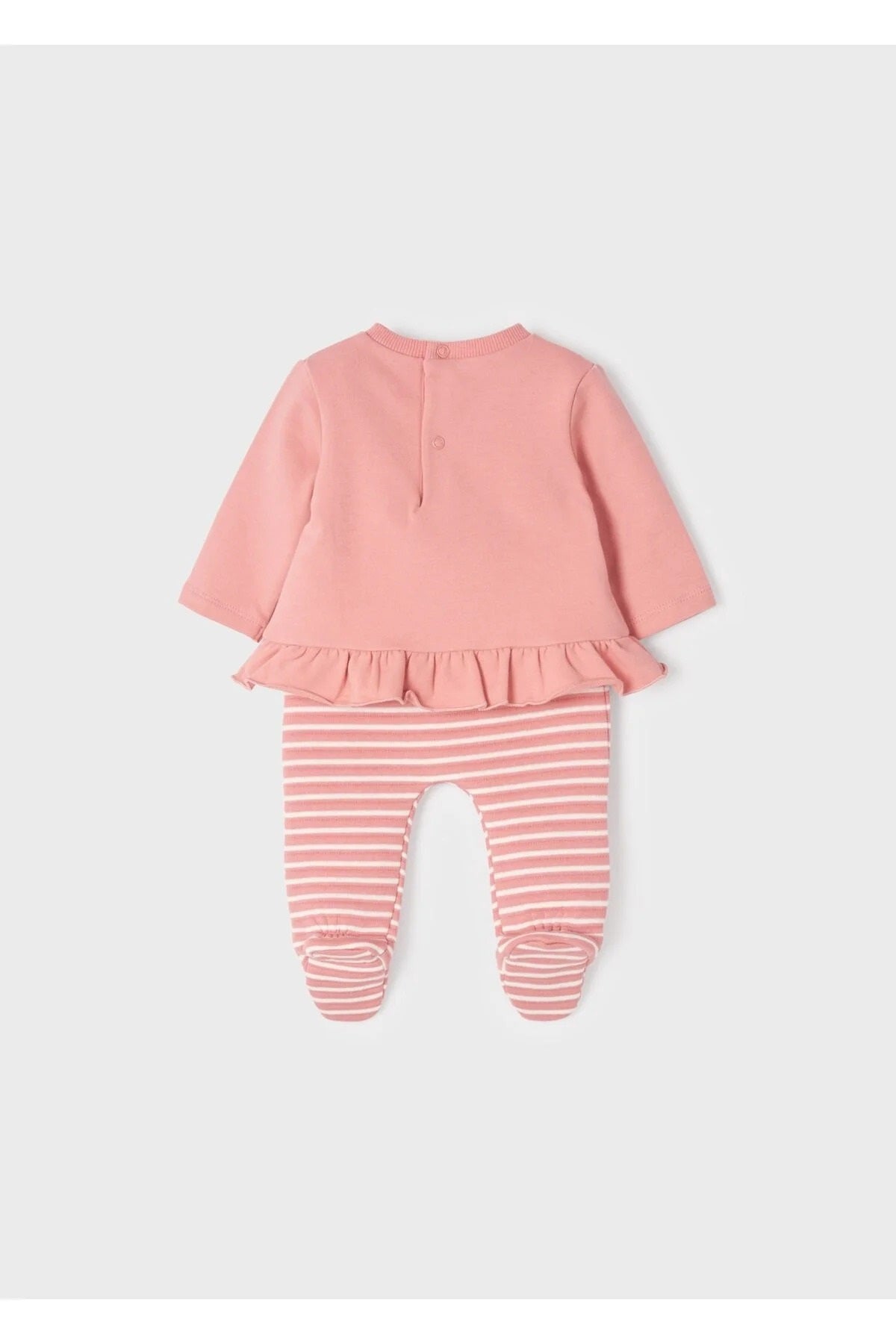 Yendogan Kız Bebek Pullover Dolgulu Pantolon 2 Li Set 2506