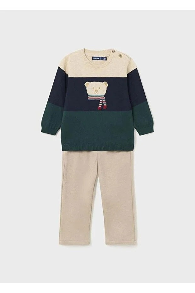 Mayoral erkek bebek kışlık kazak pantolon 2 li set 2544