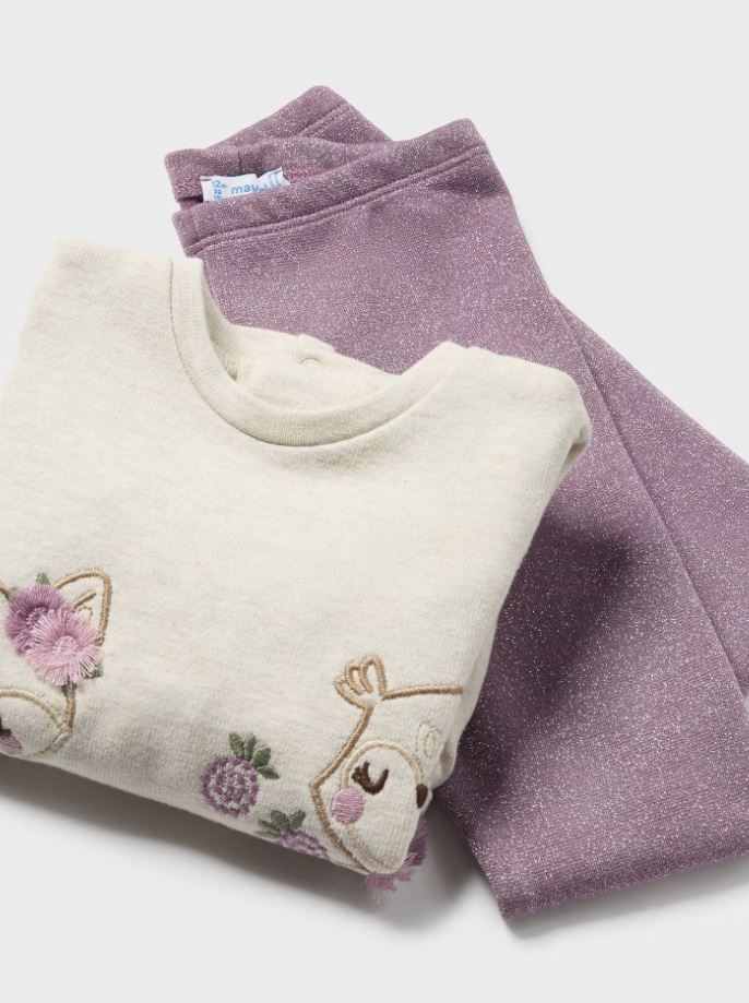 Mayoral kız bebek tayt pullover 2 li set 2708