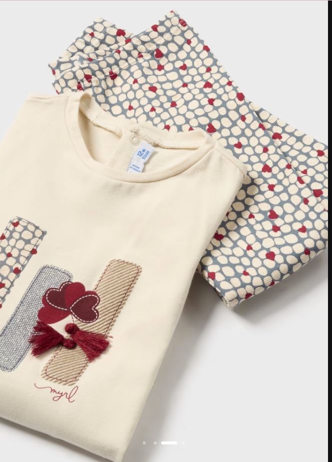 Mayoral kız bebek  hırkalı 3 lü set 2709