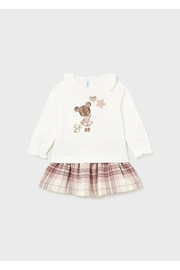 Mayoral kız bebek   etek bluz 2 li set 2927