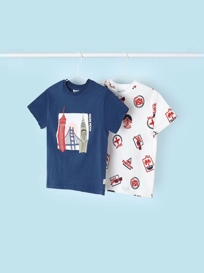 Mayoral erkek çocuk 2 li tişört set 3021