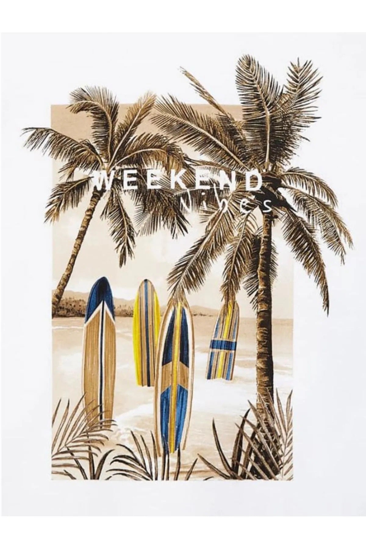 Mayoral erkek çocuk baskılı yazlık tişört 3022