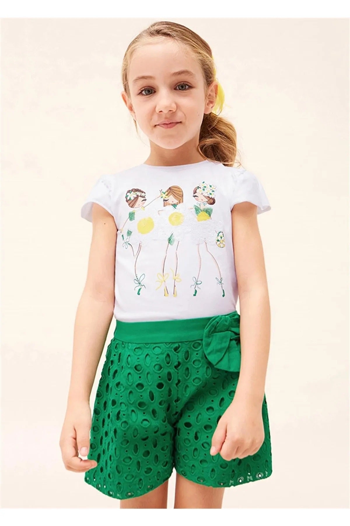Mayoral Kız Çocuk  yazlık  Tişört   3055
