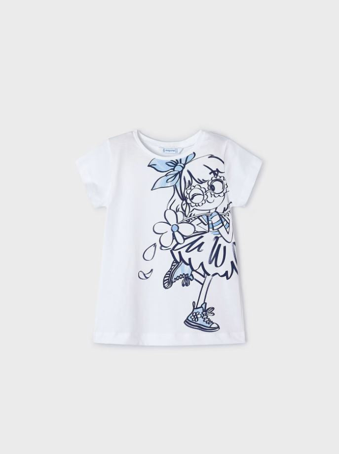 Mayoral kız çocuk yazlık tişört 3090