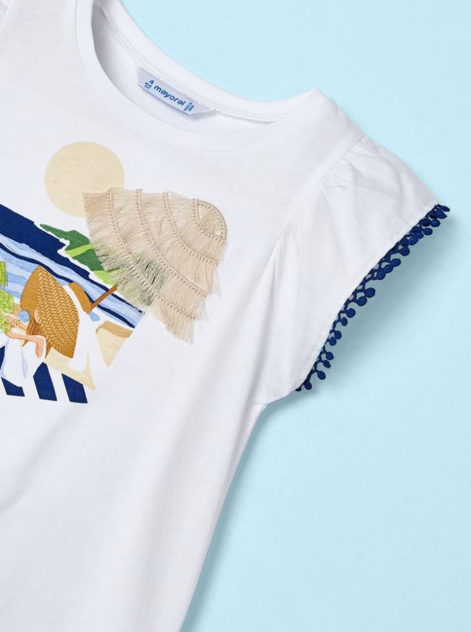 Mayoral kız çocuk yazlık tişört 3096
