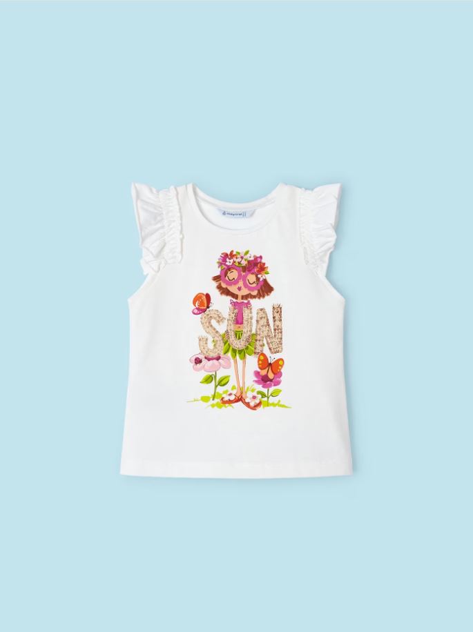 Mayoral kız çocuk yazlık tişört  3098