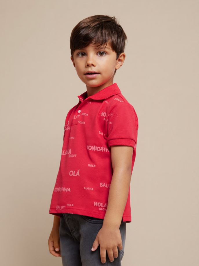 Mayoral erkek çocuk  polo yaka tişört 3107